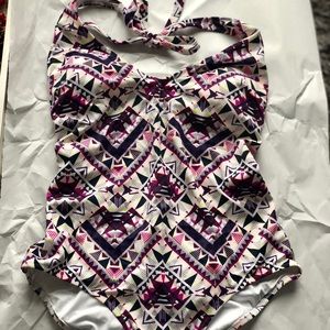 Pink Victoria’s Secret one piece swimming suit